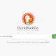 DuckDuckGo searches the web but doesn’t track you. Image: Screenshot